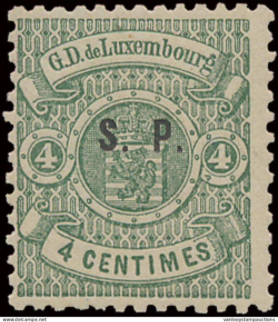 ** Service N° 33 Wapenschild 4c. Groen, Zm (Yv. €200) - Other & Unclassified