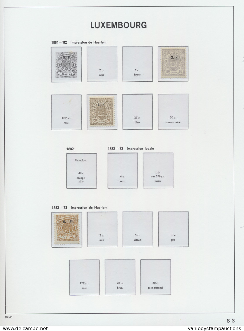 **/* 1875/1946 Verzameling Dienst En Strafport Op Albumbladen, Zm/m/ntz (Mi. +€2.000) - Autres & Non Classés
