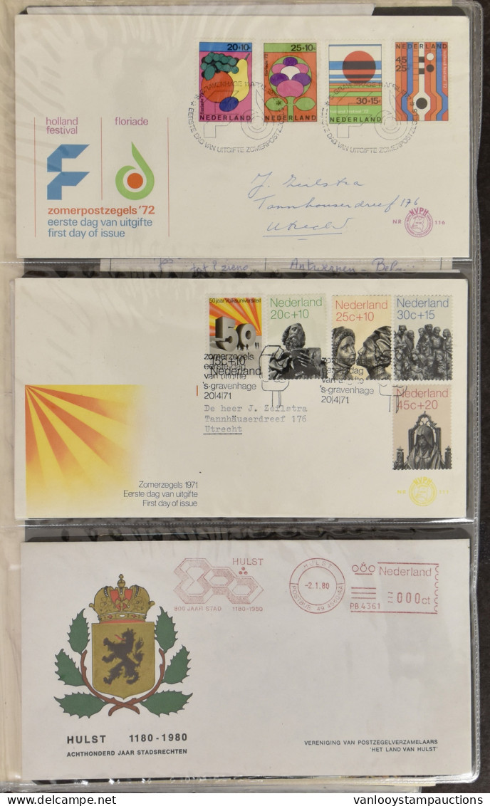 FDC 1953/1995 Verzameling 360 FDC's In 5 Albums, Zm/m - Autres & Non Classés