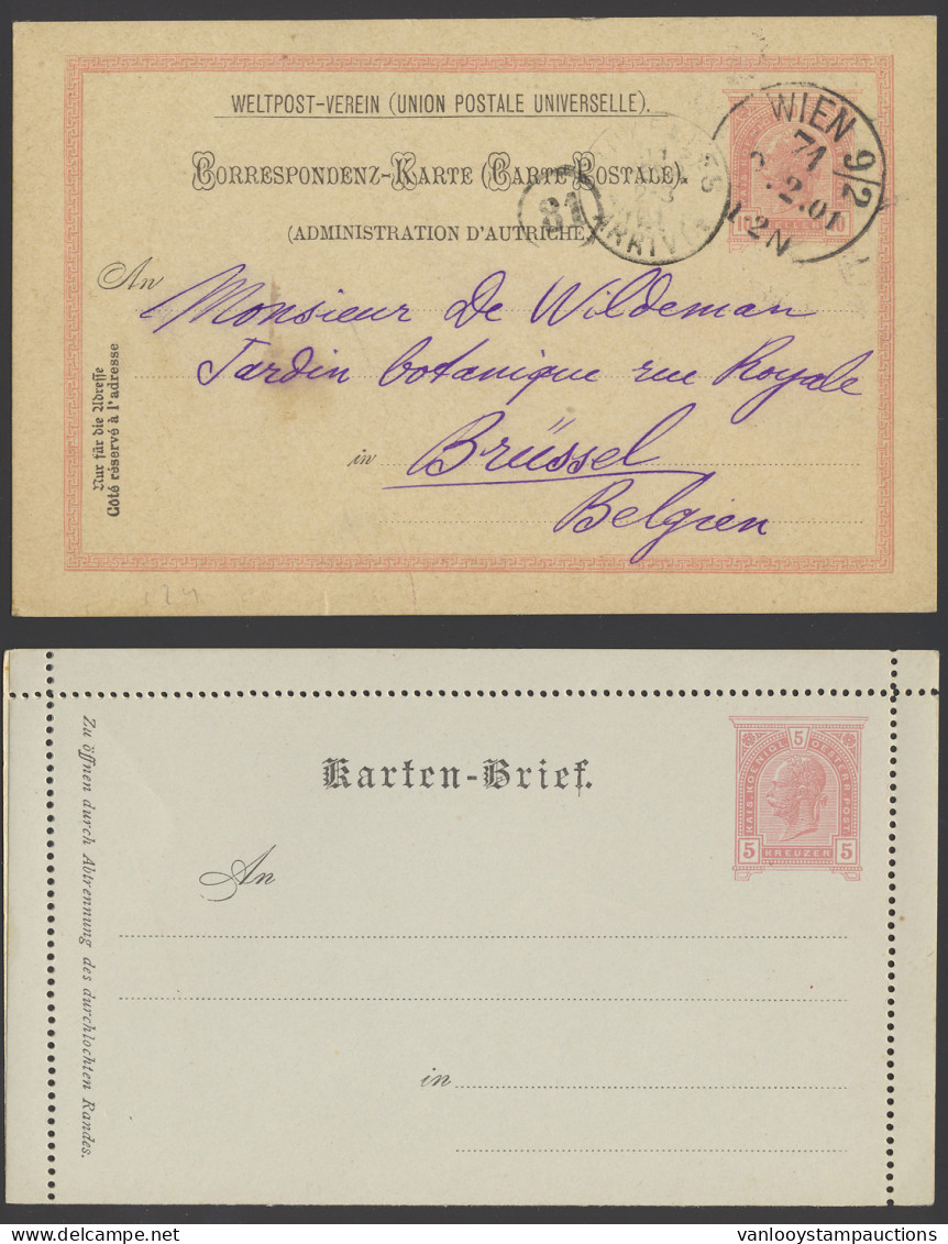 1889/1918 Lot Van 15 Brieven, Drukwerk En Postwaardestukken, Zm/m - Other & Unclassified