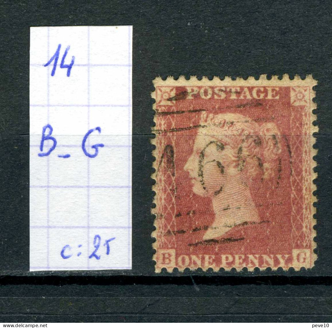 Grande-Bretagne    N° 14  B - G - Used Stamps