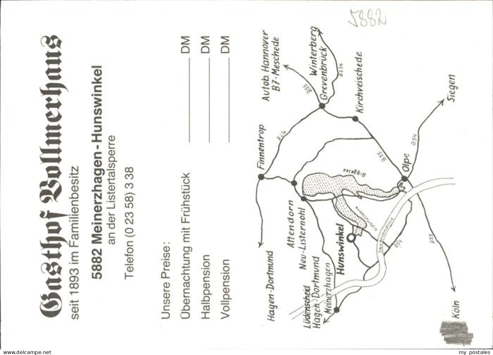 41274681 Meinerzhagen Gasthof Vollmerhaus Landkarte Preise Meinerzhagen - Meinerzhagen