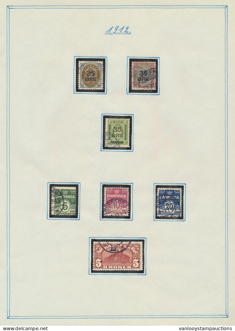 1875/1964 Verzameling In Map Met Betere Zegels, W.o. Postkantoor Beide Watermerken, Zm/m (Hoge Cataloguswaarde) - Other & Unclassified