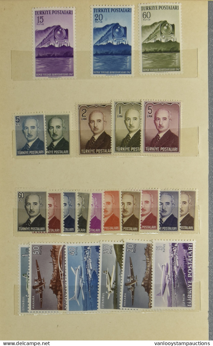 ** 1947/1951 PTT Boekje Met Betere Zegels En BL 4, Zm (Hoge Cataloguswaarde) - Autres & Non Classés