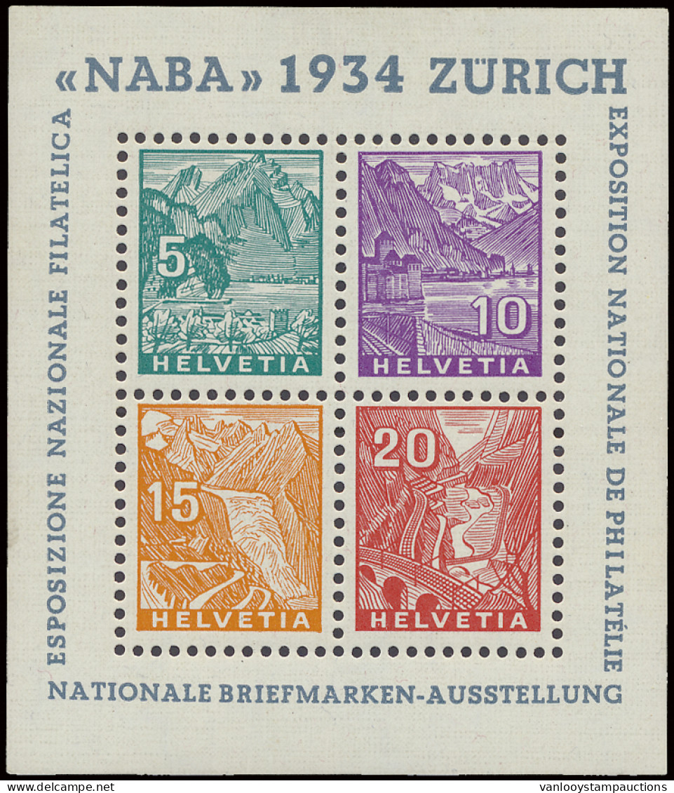 * BL 1 NABA 1934, Zm (Yv. €400) - Autres & Non Classés