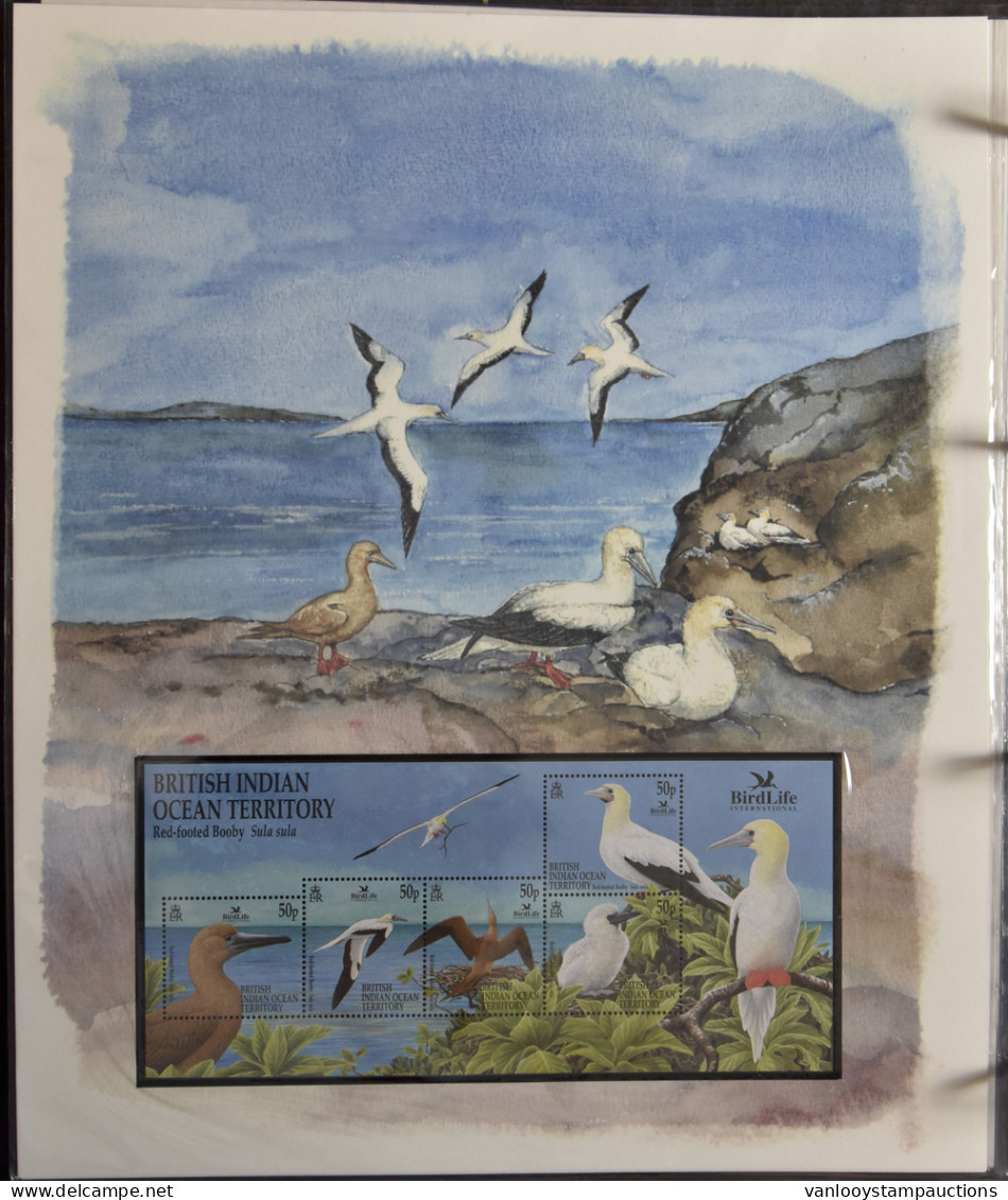 ** Fauna- Vogels : The Int. Birdlife Stamp Collection, 7 Albums Prachtig Geïllustreerd En Hoge Aanschafwaarde. - Otros & Sin Clasificación