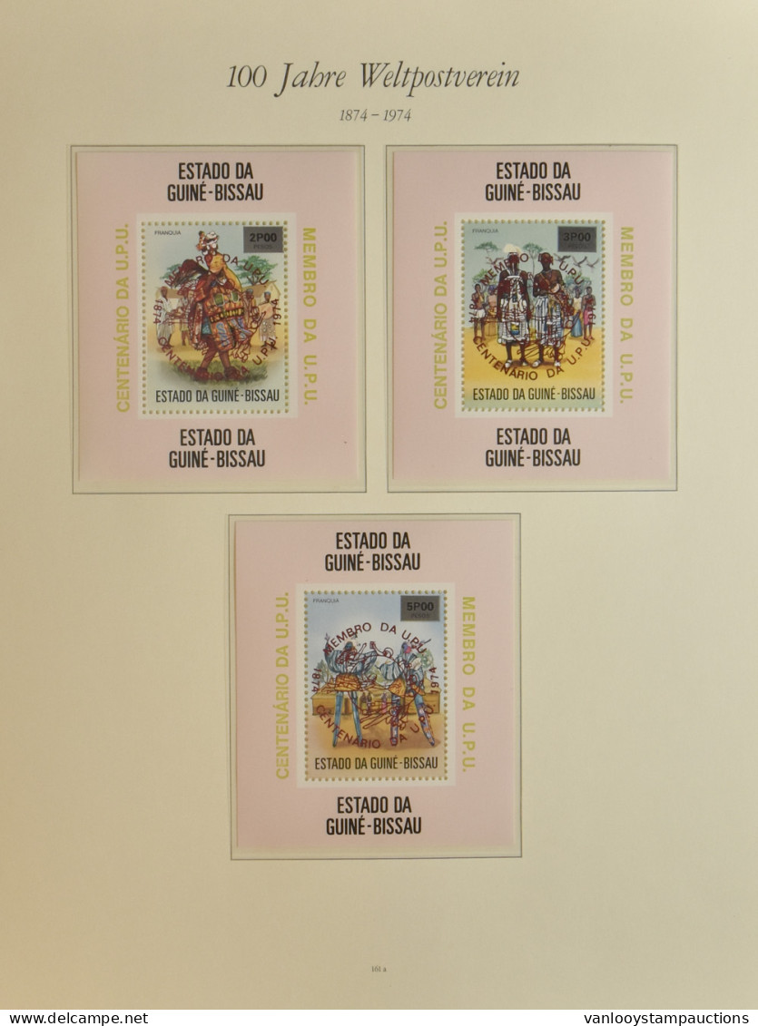 ** Uitgebreide Verzameling In 7 Albums En Insteekboeken Met Beter Materiaal W.o. Guiné-Bissau, Franse Gebieden, Zm - Correo Postal