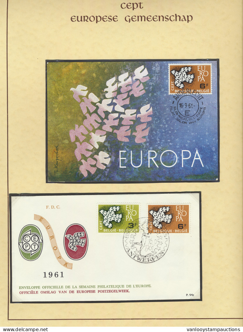 FDC 1960/1966 Verzameling FDC's En MK's Op Bladen, Zm - Other & Unclassified