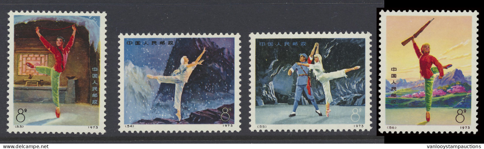 ** N° 1144/47 1973 - Modern Ballet, Vf (Mi. €150) - Other & Unclassified