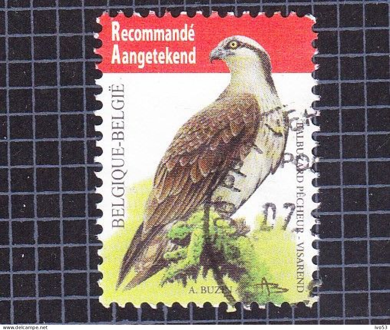 2011 Nr 4090 Gestempeld Op Fragment.Vogel:Visarend / Balbuzard Pêcheur. - Used Stamps