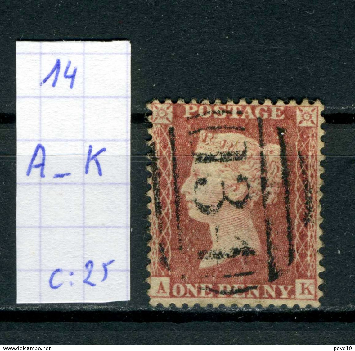 Grande-Bretagne    N° 14  A - K - Used Stamps