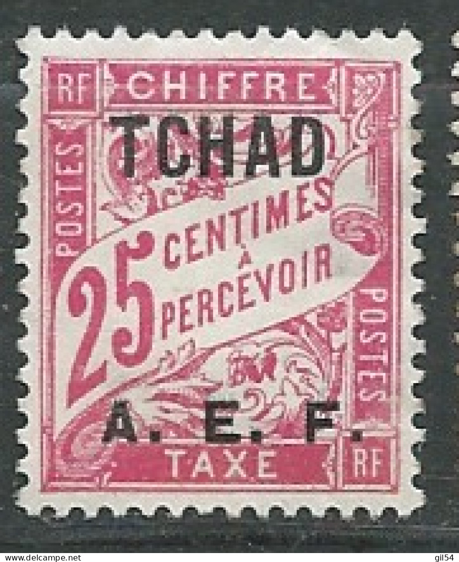 Tchad - Taxe -  Yvert N° 4 (*)        -  Ax 16122 - Neufs