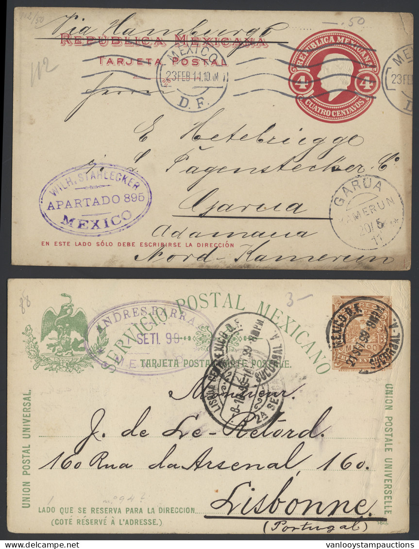 1887/1911 Samenstelling Van 87 Postwaardestukken Merendeel Ongebruikt (enkele Dubbel), Ook Enkele Mooie Bestemmingen Waa - México