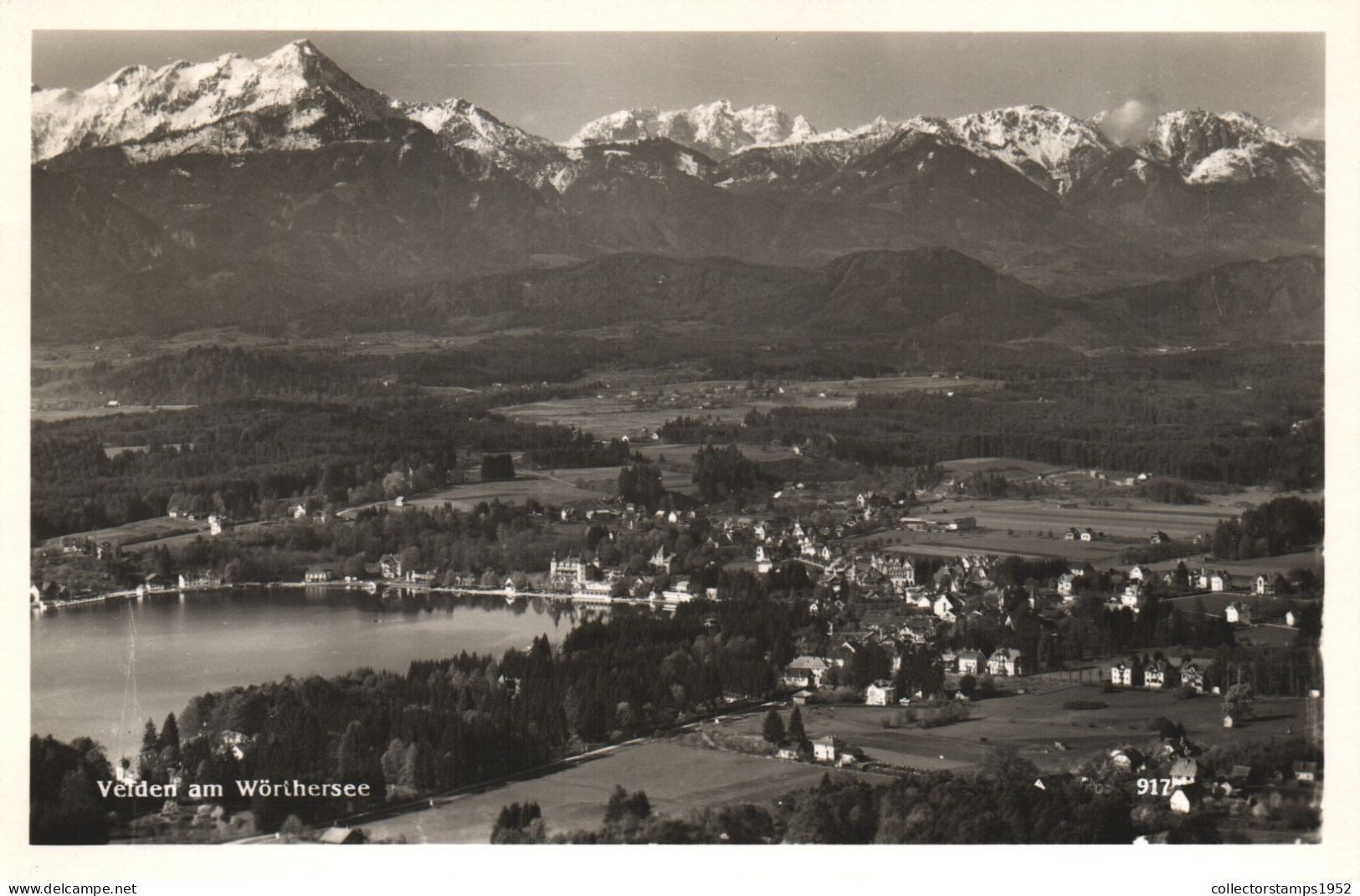 VELDEN, CARINTHIA, WORTHERSEE, ARCHITECTURE, LAKE, MOUNTAIN, AUSTRIA, POSTCARD - Velden