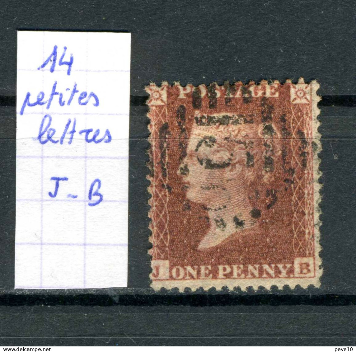 Grande-Bretagne    N° 14        J - B    Petites Lettres - Used Stamps