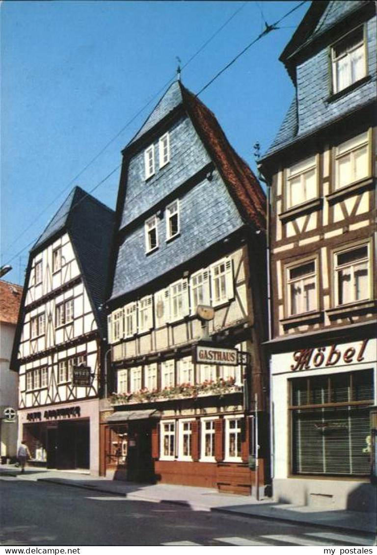 41273980 Butzbach Wetzlarer Strasse Haus Werb Fachwerkhaeuser  Butzbach - Butzbach