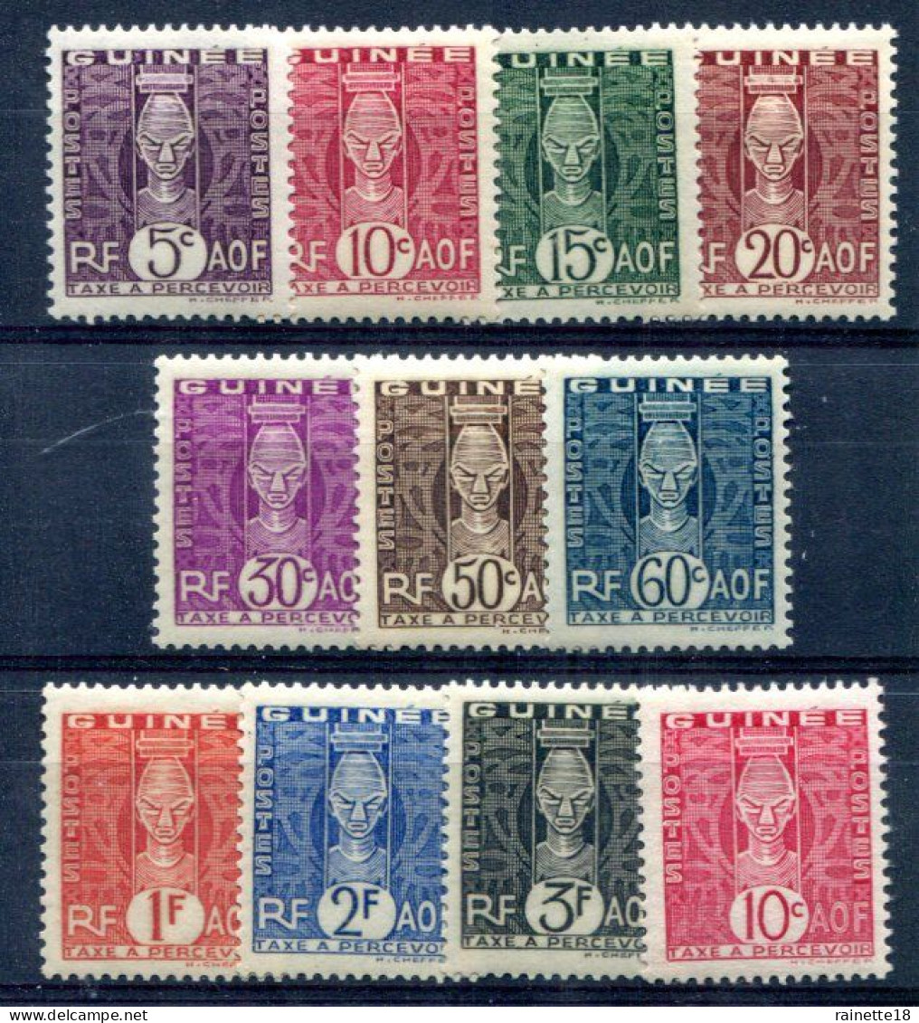 Guinée        Taxes   26/35 * - Unused Stamps