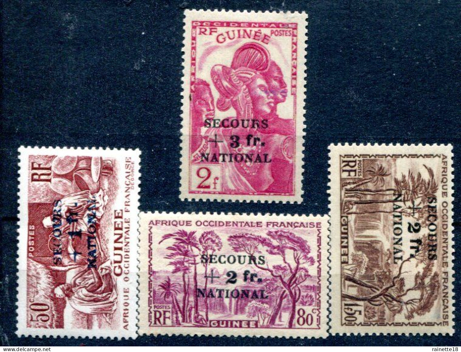 Guinée        172/175 * - Neufs