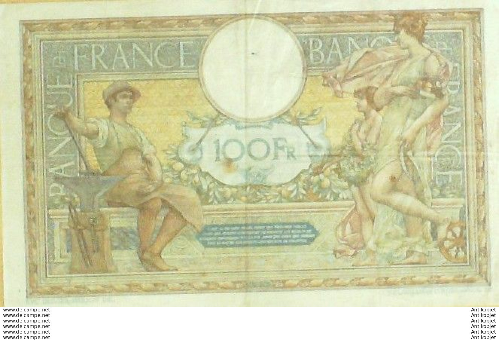 Billet Banque De France 100 Francs Luc Olivier Merson B.10=4=1915 TTB - 100 F 1908-1939 ''Luc Olivier Merson''