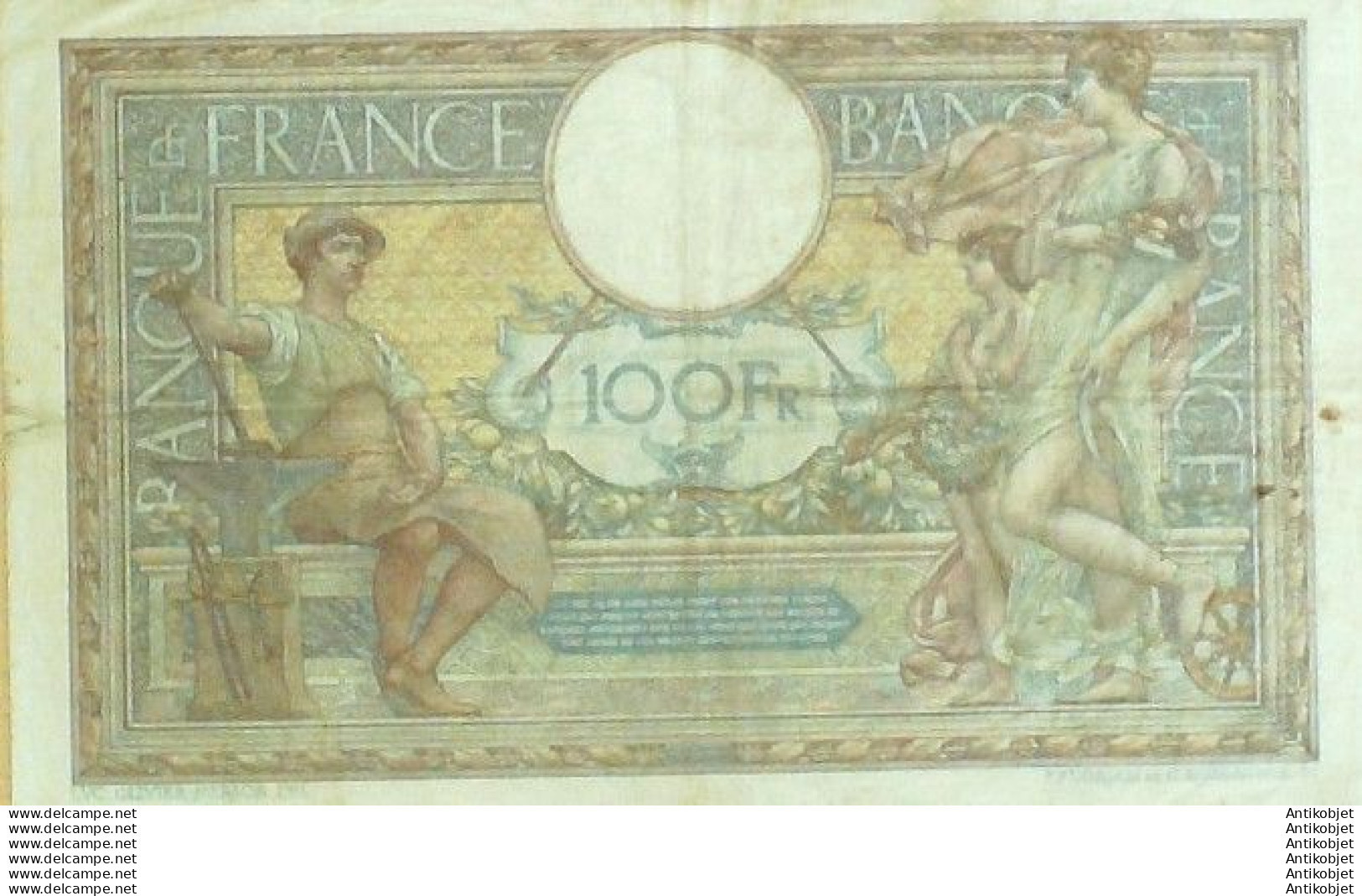 Billet Banque De France 100 Francs Luc Olivier Merson B.10=4=1915 TTB - 100 F 1908-1939 ''Luc Olivier Merson''