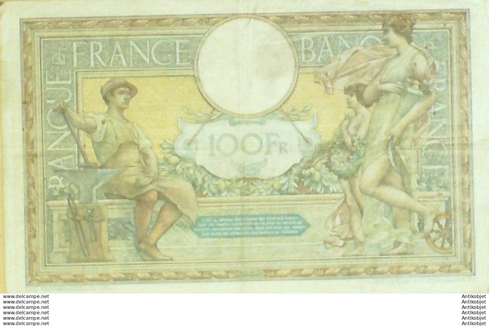 Billet Banque De France 100 Francs Luc Olivier Merson B.11=10=1909 TTB+ - 100 F 1908-1939 ''Luc Olivier Merson''