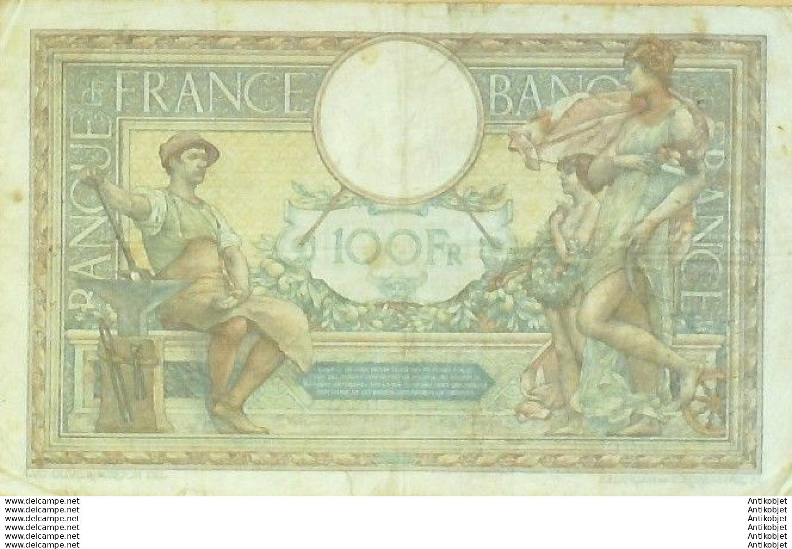Billet Banque De France 100 Francs Luc Olivier Merson Grands Cartouches B.15=11=1926 TTB+ - 100 F 1908-1939 ''Luc Olivier Merson''