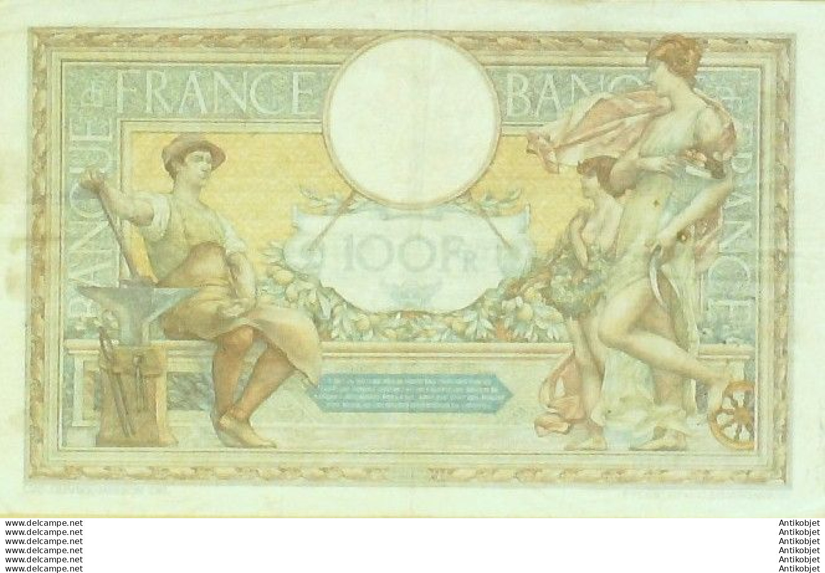 Billet Banque De France 100 Francs Luc Olivier Merson Grands Cartouches BD.16=10=1930 TTB+ - 100 F 1908-1939 ''Luc Olivier Merson''