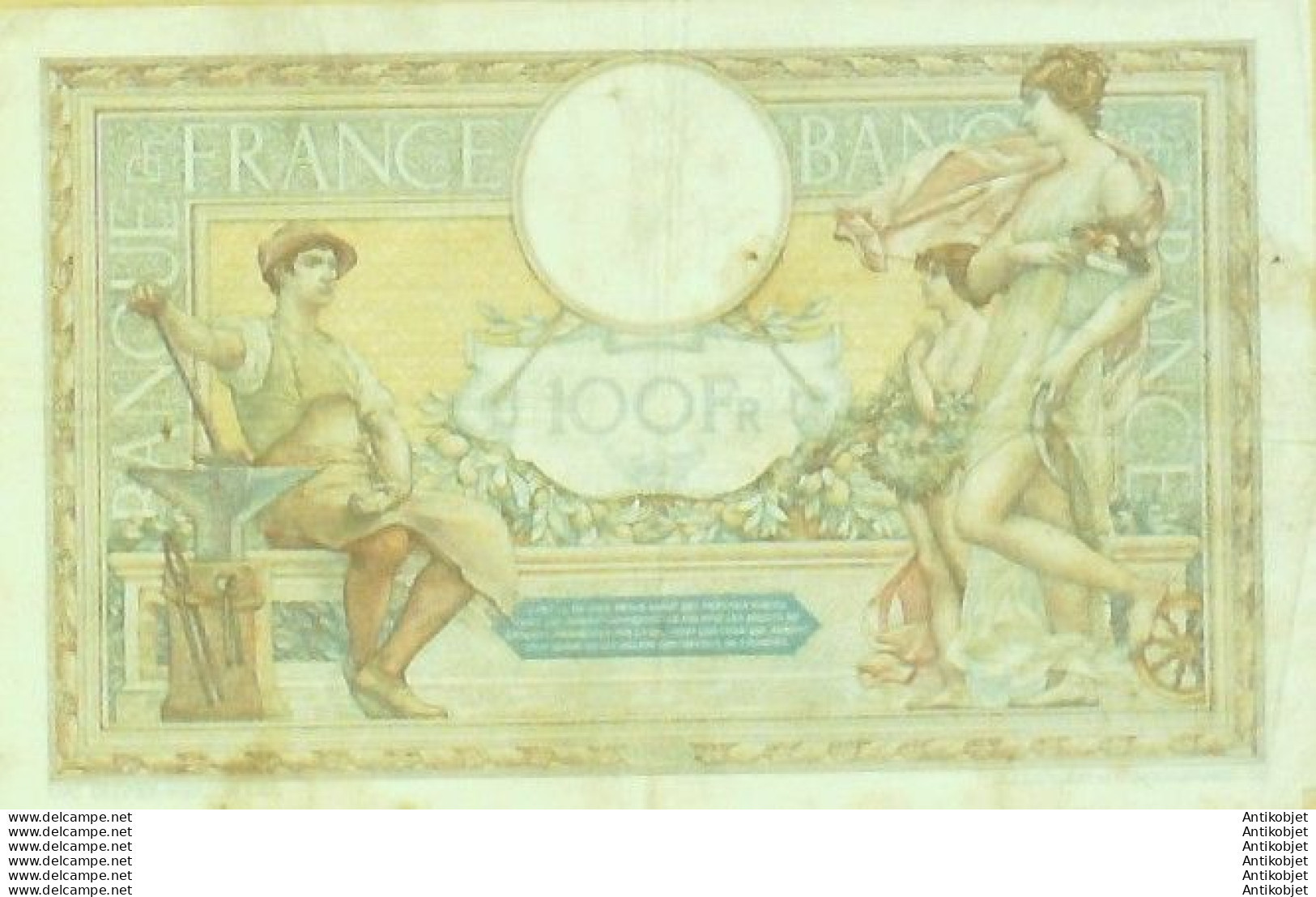 Billet Banque De France 100 Francs Luc Olivier Merson Grands Cartouches BZ.28=1=1932 TTB+ - 100 F 1908-1939 ''Luc Olivier Merson''