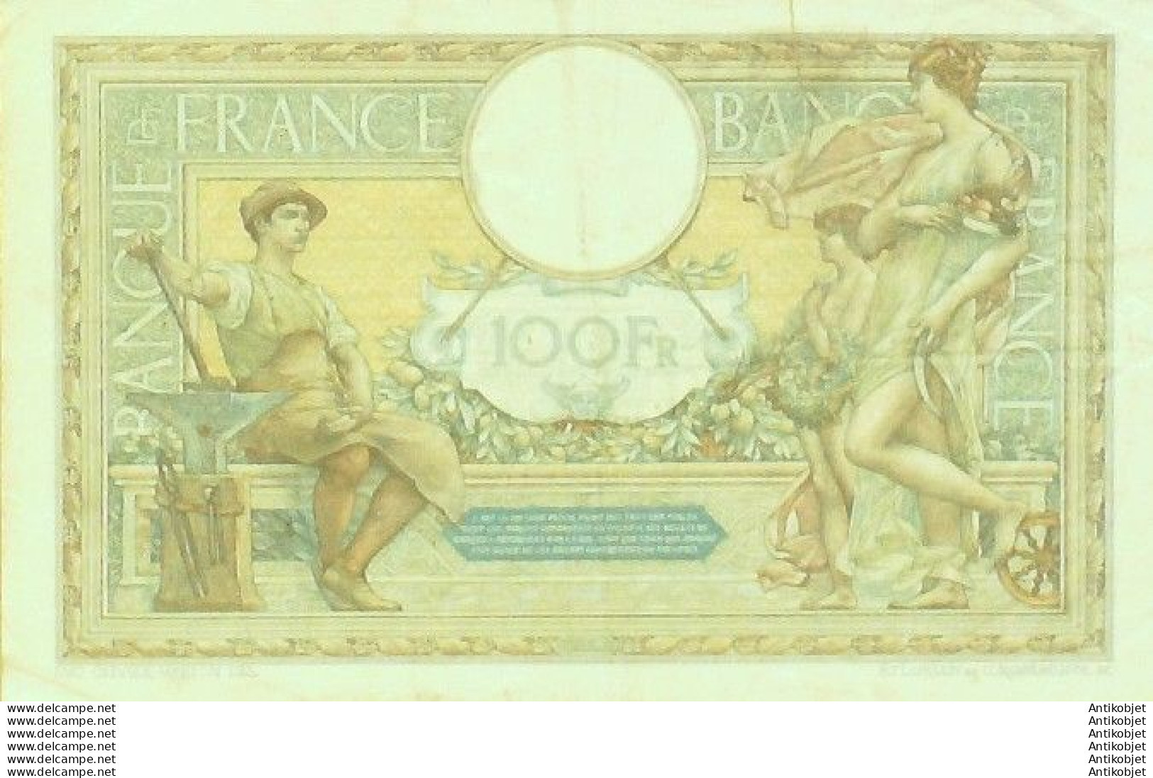 Billet Banque De France 100 Francs Luc Olivier Merson Grands Cartouches CJ.10=9=1931 TB+ - 100 F 1908-1939 ''Luc Olivier Merson''