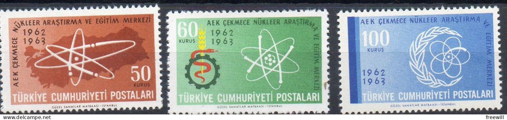 Turquie Energie Atomique 1963 XXX - Ongebruikt