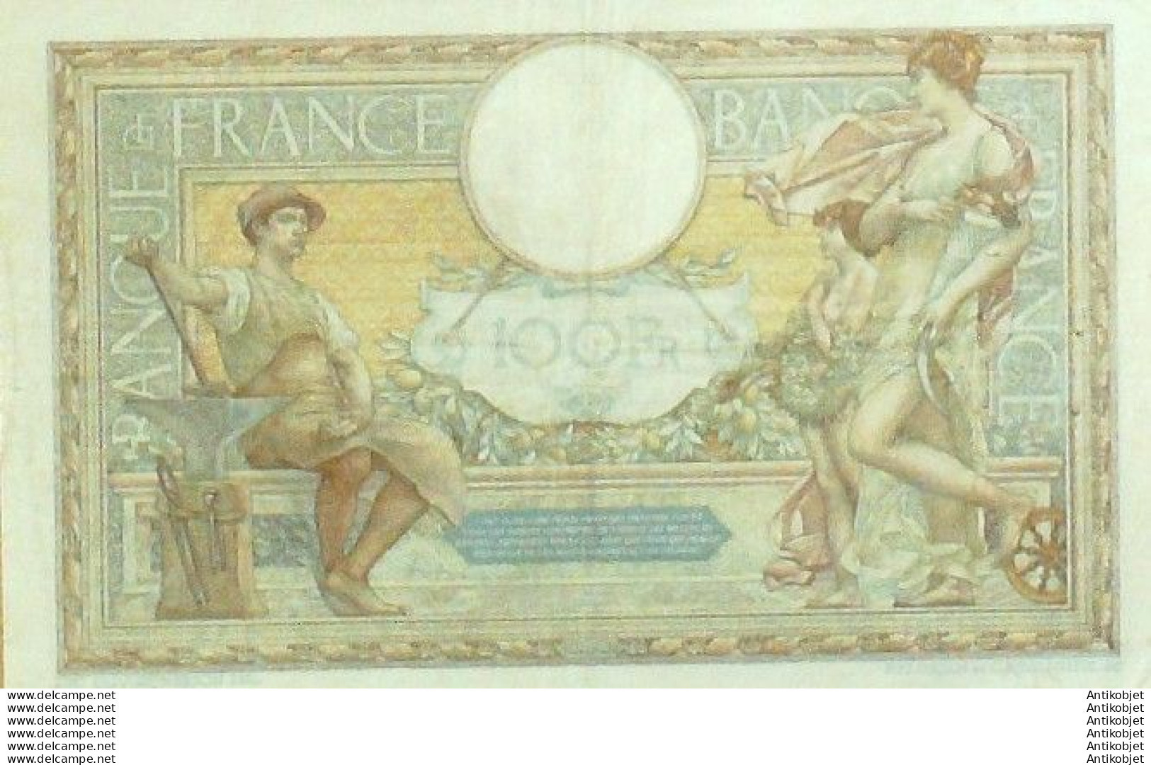 Billet Banque De France 100 Francs Luc Olivier Merson Grands Cartouches CV.6=8=1931 TTB++ - 100 F 1908-1939 ''Luc Olivier Merson''