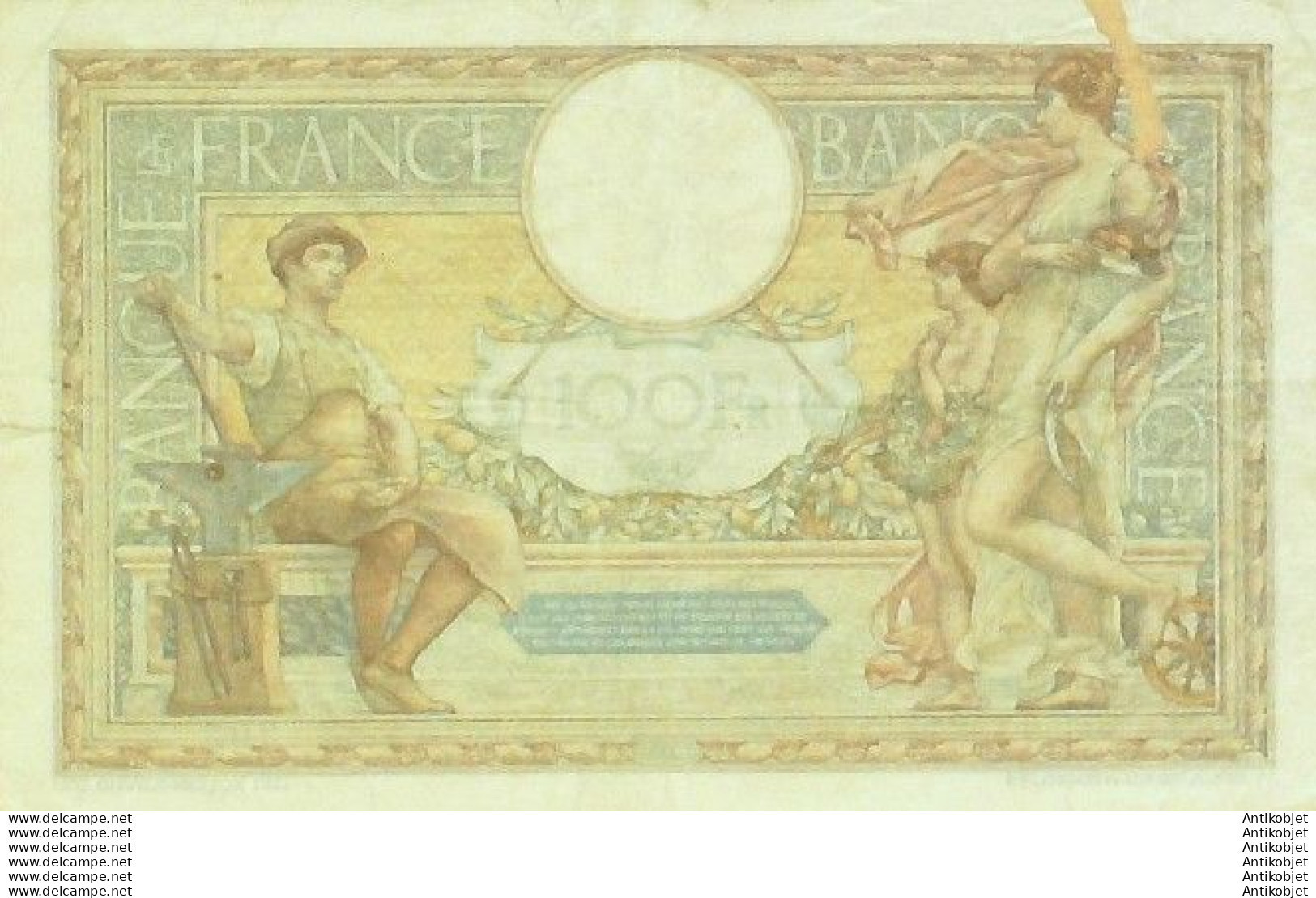 Billet Banque De France 100 Francs Luc Olivier Merson Grands Cartouches DX.4=6=1931 AB+ - 100 F 1908-1939 ''Luc Olivier Merson''