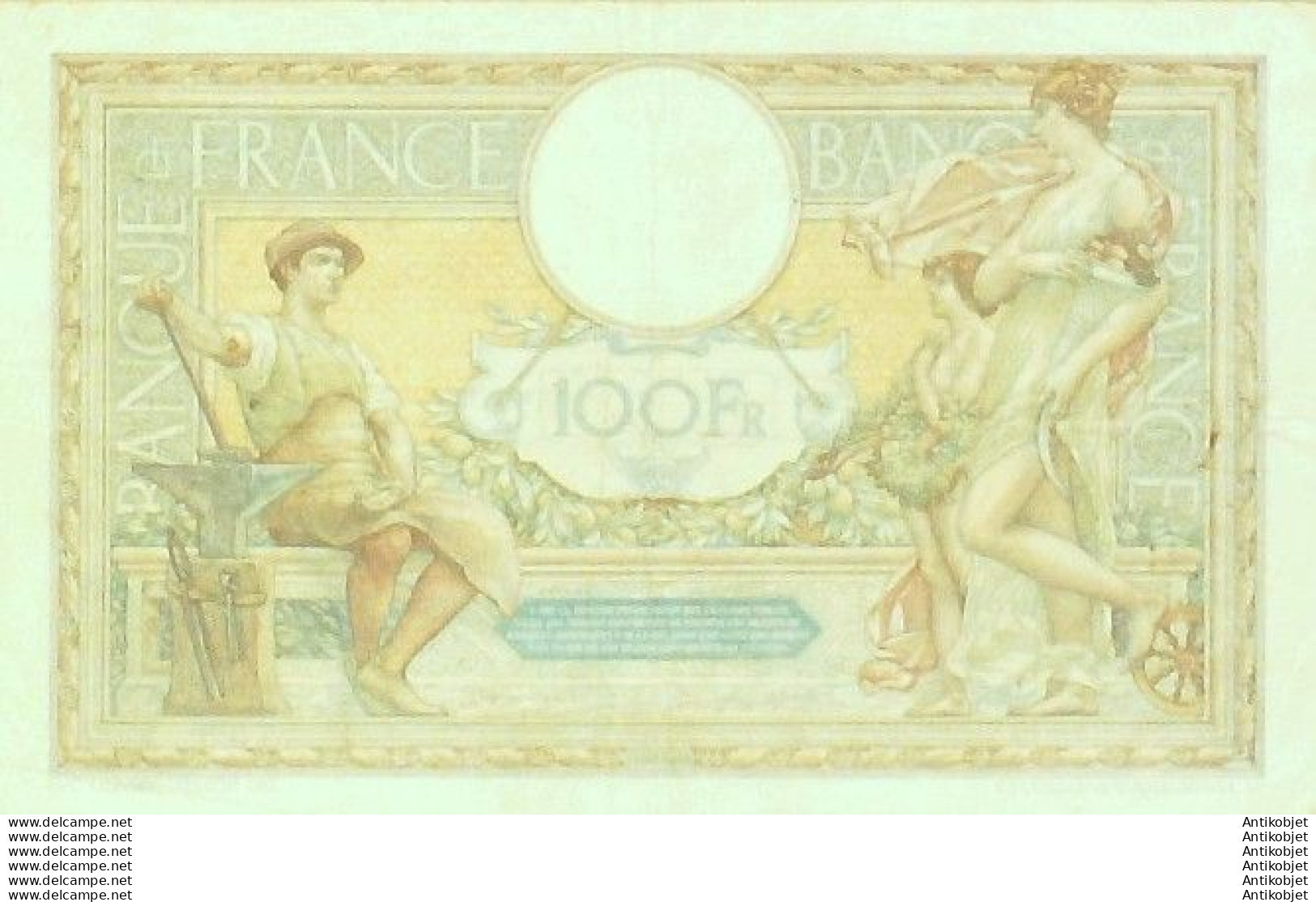Billet Banque De France 100 Francs Luc Olivier Merson Grands Cartouches EV.31=3=1932 TTB++ - 100 F 1908-1939 ''Luc Olivier Merson''