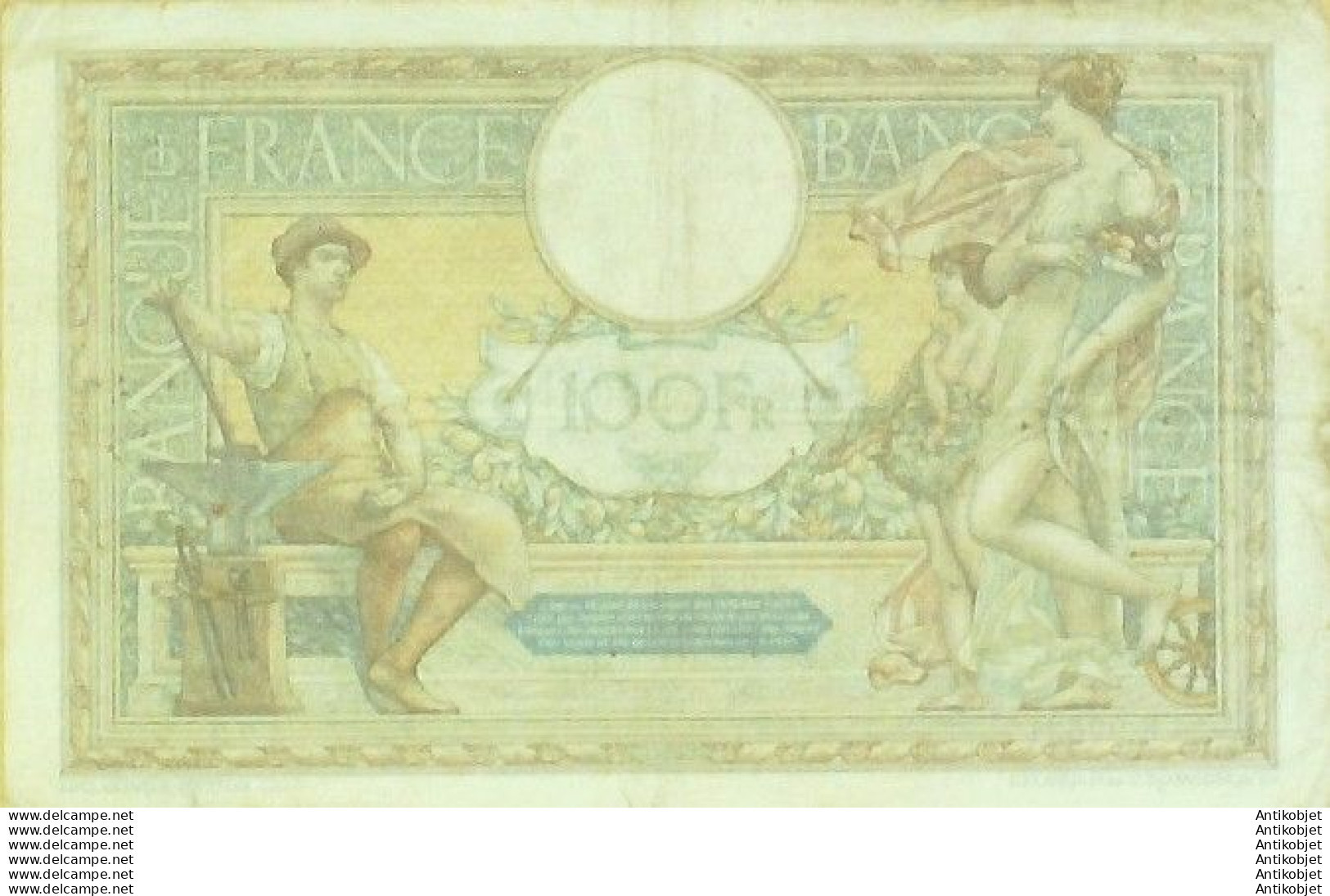 Billet Banque De France 100 Francs Luc Olivier Merson Grands Cartouches G.30=8=1928 TTB+ - 100 F 1908-1939 ''Luc Olivier Merson''