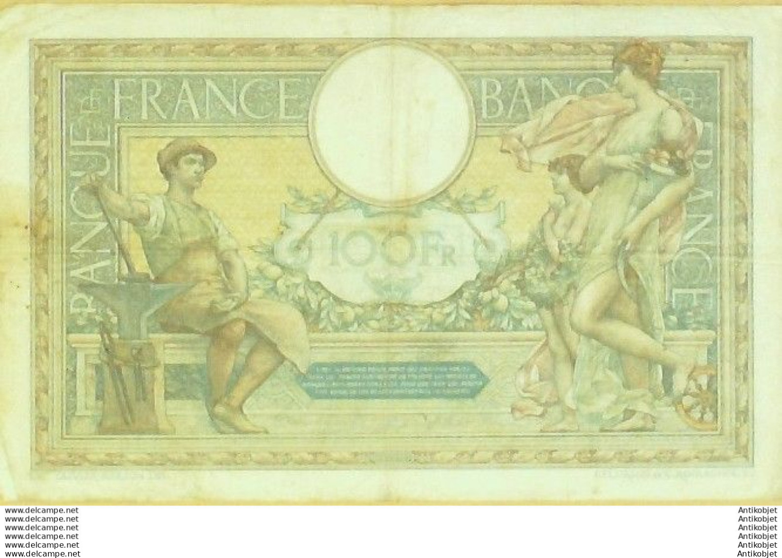 Billet Banque De France 100 Francs Luc Olivier Merson Grands Cartouches L.8=9=1926 TTB++ - 100 F 1908-1939 ''Luc Olivier Merson''