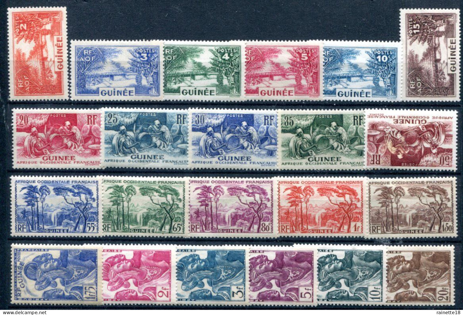 Guinée       125/146 * - Unused Stamps