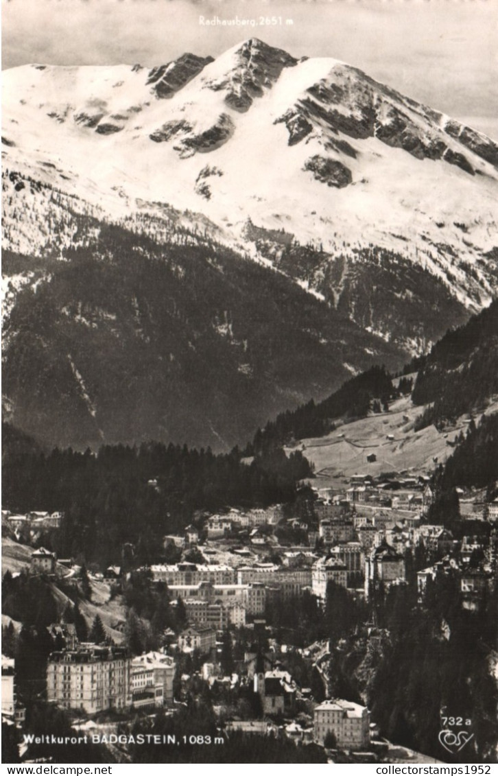 BAD GASTEIN, SALZBURG, ARCHITECTURE, MOUNTAIN, COSY EDITION, AUSTRIA, POSTCARD - Bad Gastein