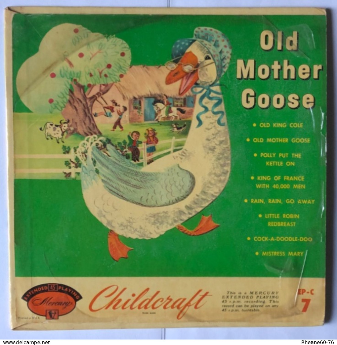 Mercury Childcraft 45T EP C7 - Old Mother Goose - Speciale Formaten