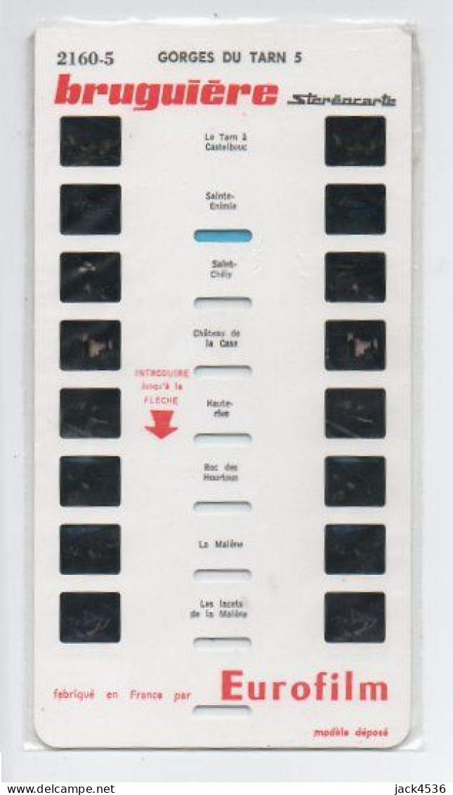 Stéréocarte - BRUGUIERE - N° 2160 5 - Gorges Du TARN 5 - Stereoscopes - Side-by-side Viewers
