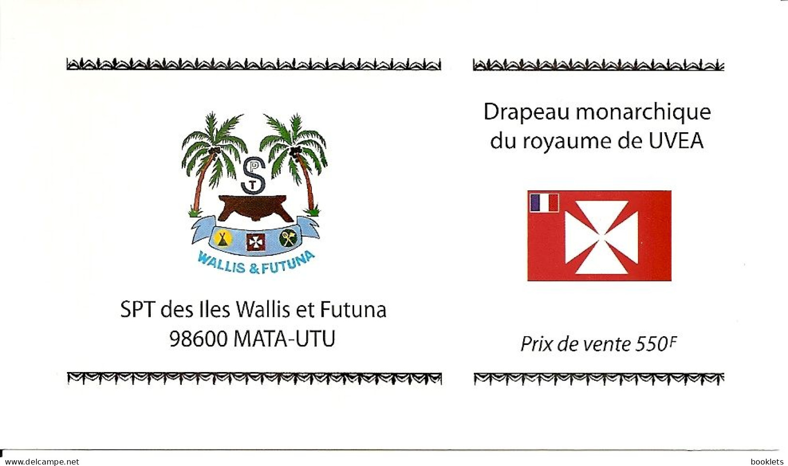 WALLIS ET FUTUNA, 2006, Booklet / Carnet 4,  Flag Of Kingdom UVEA - Markenheftchen