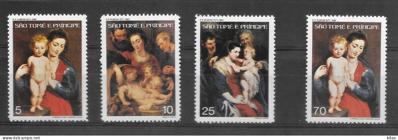 SAO TOMÉ AND PRINCIPE  1977  Christmas, Rubens   Mnh - Rubens