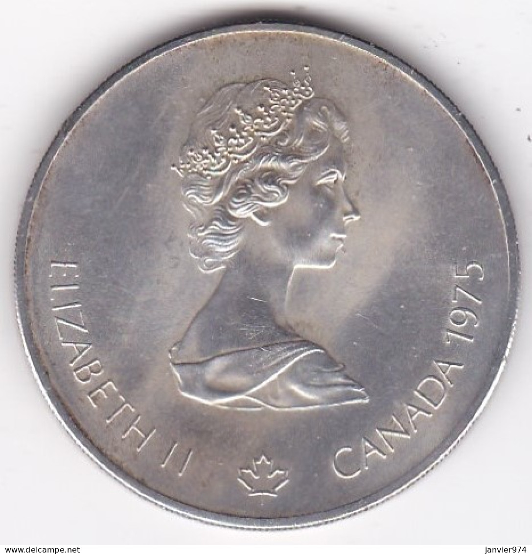 Canada 5 Dollars 1975 JO Montréal 1976 Plongeon, En Argent , KM# 101 - Canada