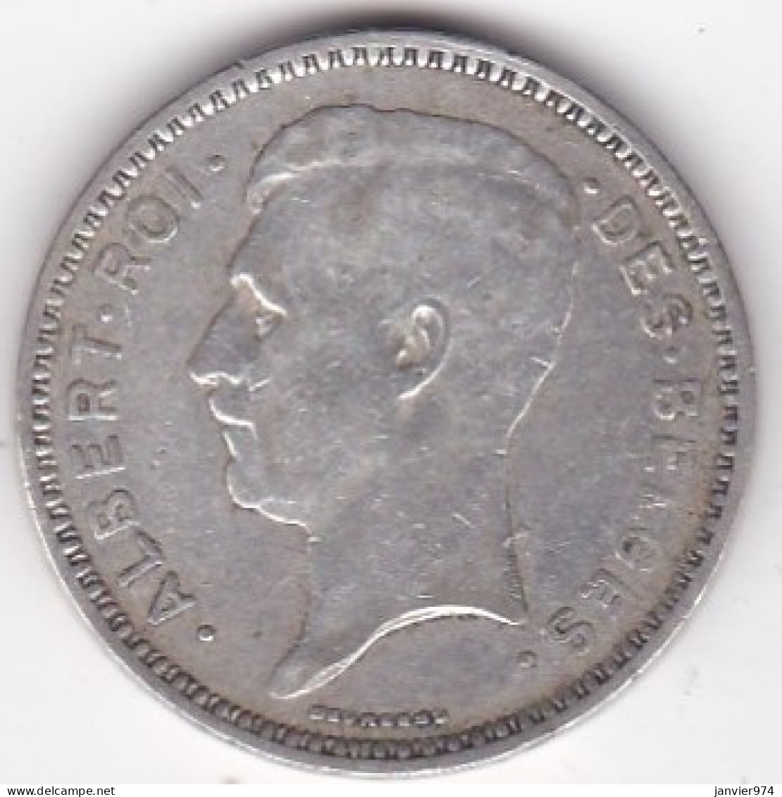 Belgique. 20 Francs 1934. ALBERT I. Légende Française, Position B, En Argent - 20 Francs & 4 Belgas