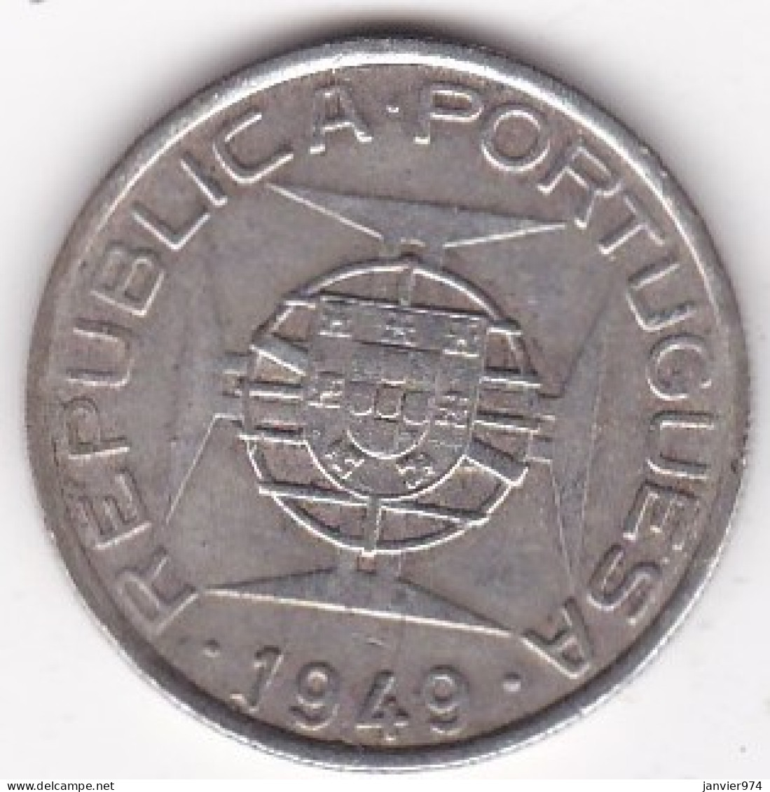 Colonie Portugaise, Mozambique, 5 Escudos 1949 . En Argent,  KM# 69 - Mosambik