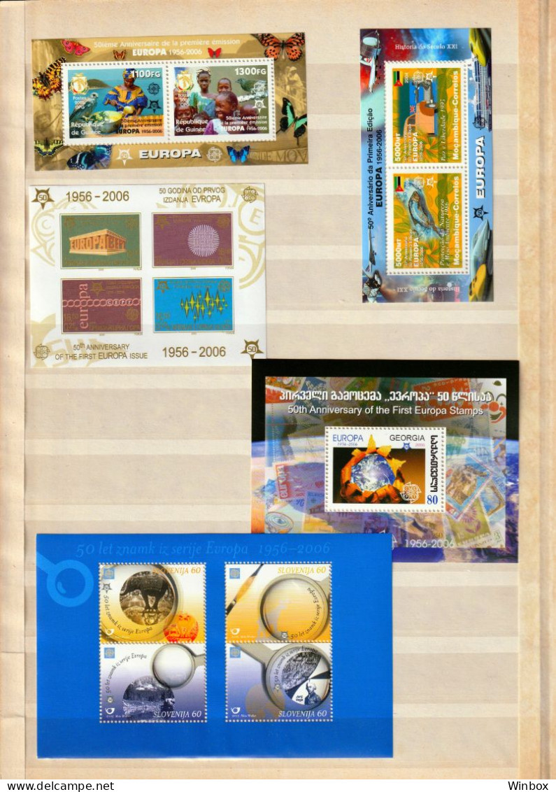 50 BLOCKS EUROPA CEPT MNH - MICHEL 700+ € - Collections (sans Albums)