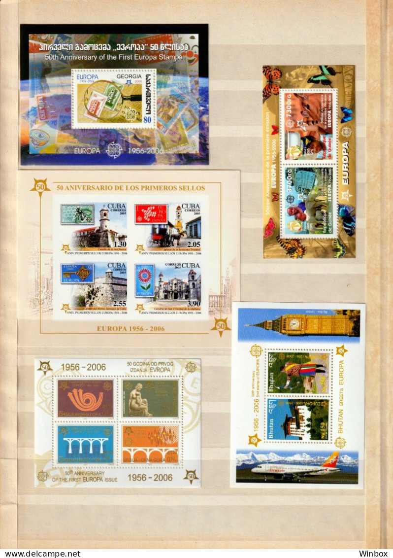 50 BLOCKS EUROPA CEPT MNH - MICHEL 700+ € - Collections (sans Albums)