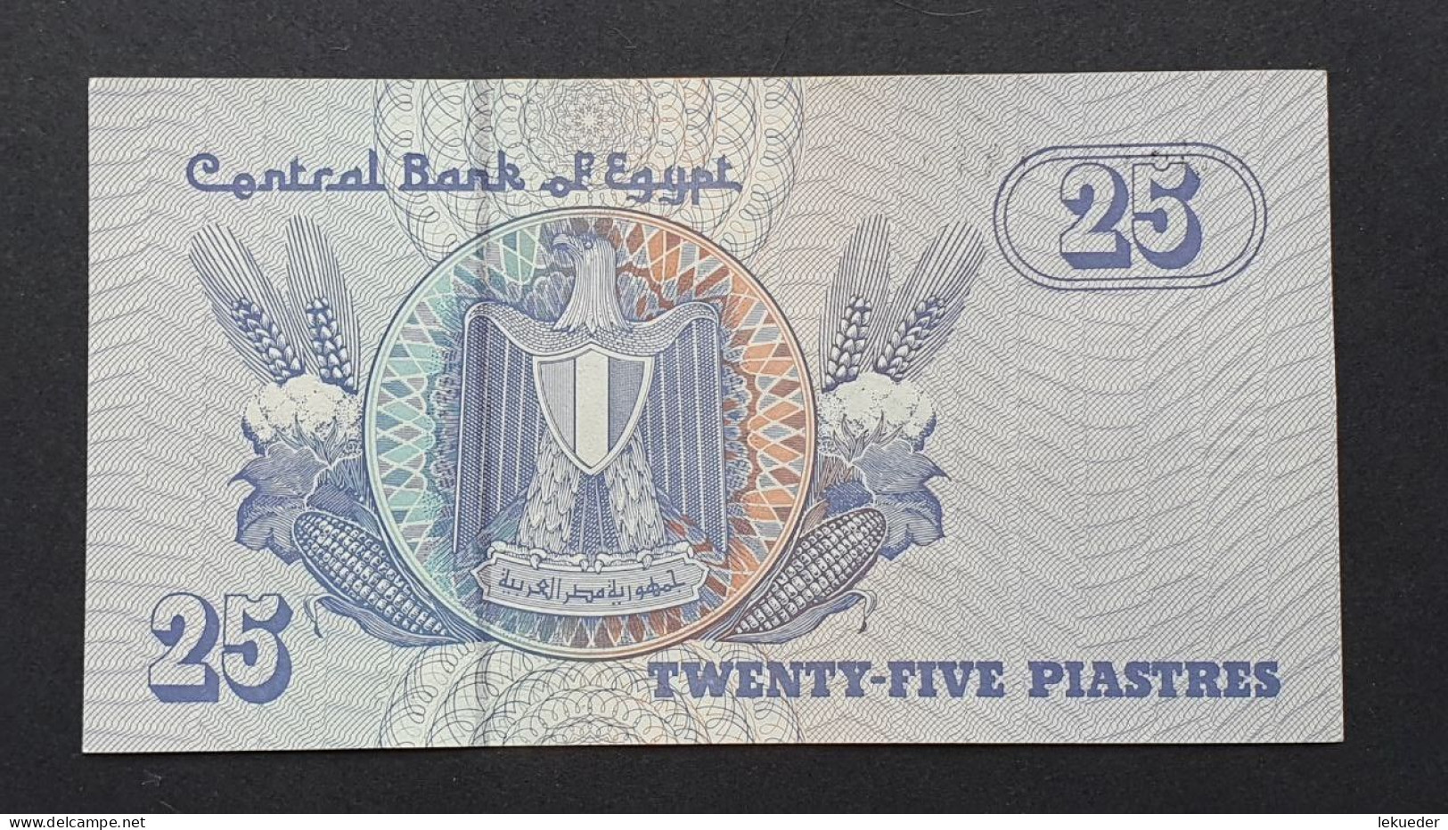 Billete De Banco De EGIPTO - 25 Piastres, 2002  Sin Cursar - Egipto