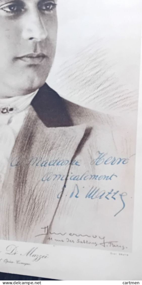 OPERA ENRICO DI MAZZEI PHOTO GRAVURES DEDICACEES PROGRAMME MUSIQUE RECITAL BIOGRAPHIE