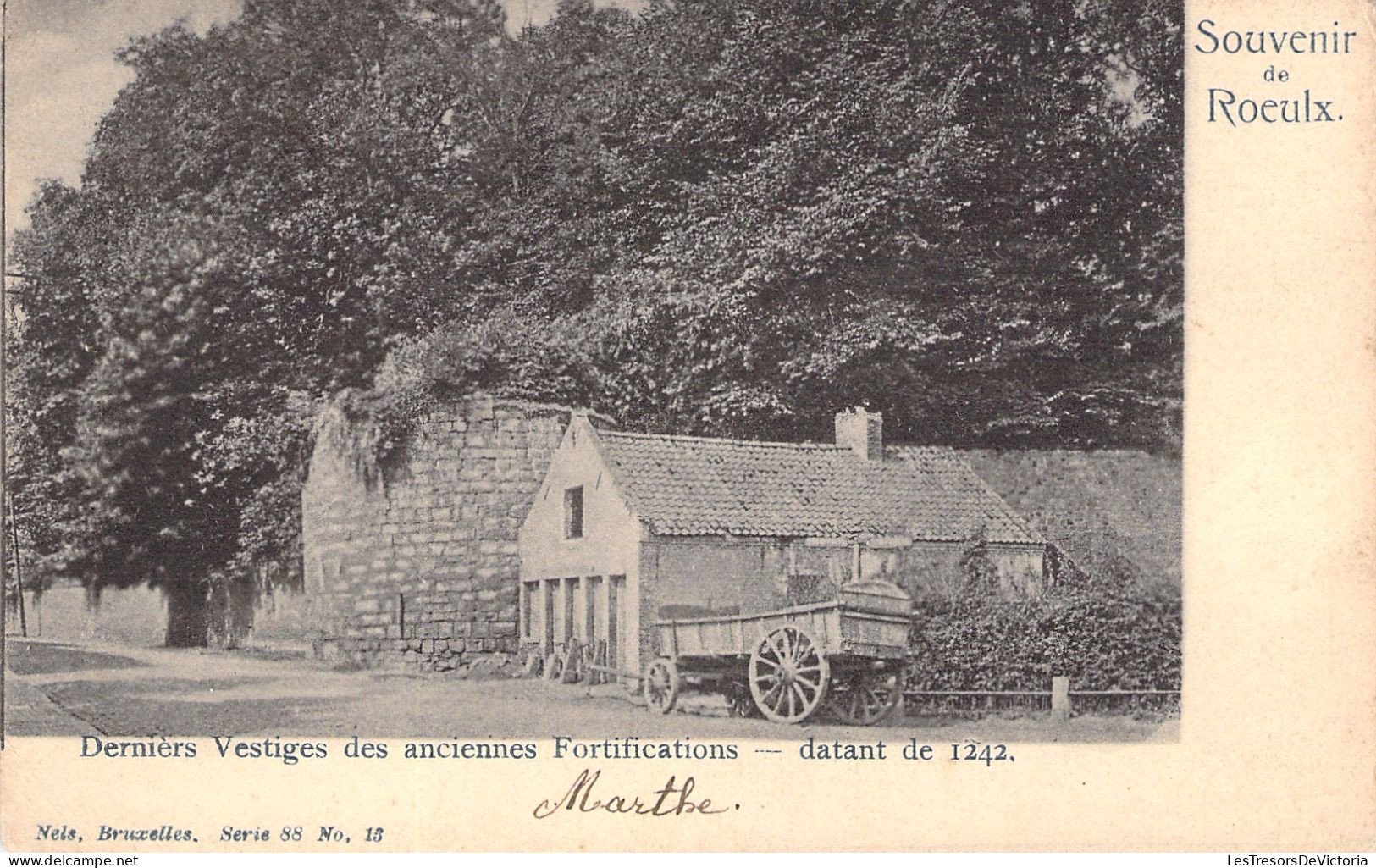 BELGIQUE - Derniers Vestiges Des Anciennes Fortifications - Souvenir De Roeulx - Carte Postale Ancienne - Le Roeulx