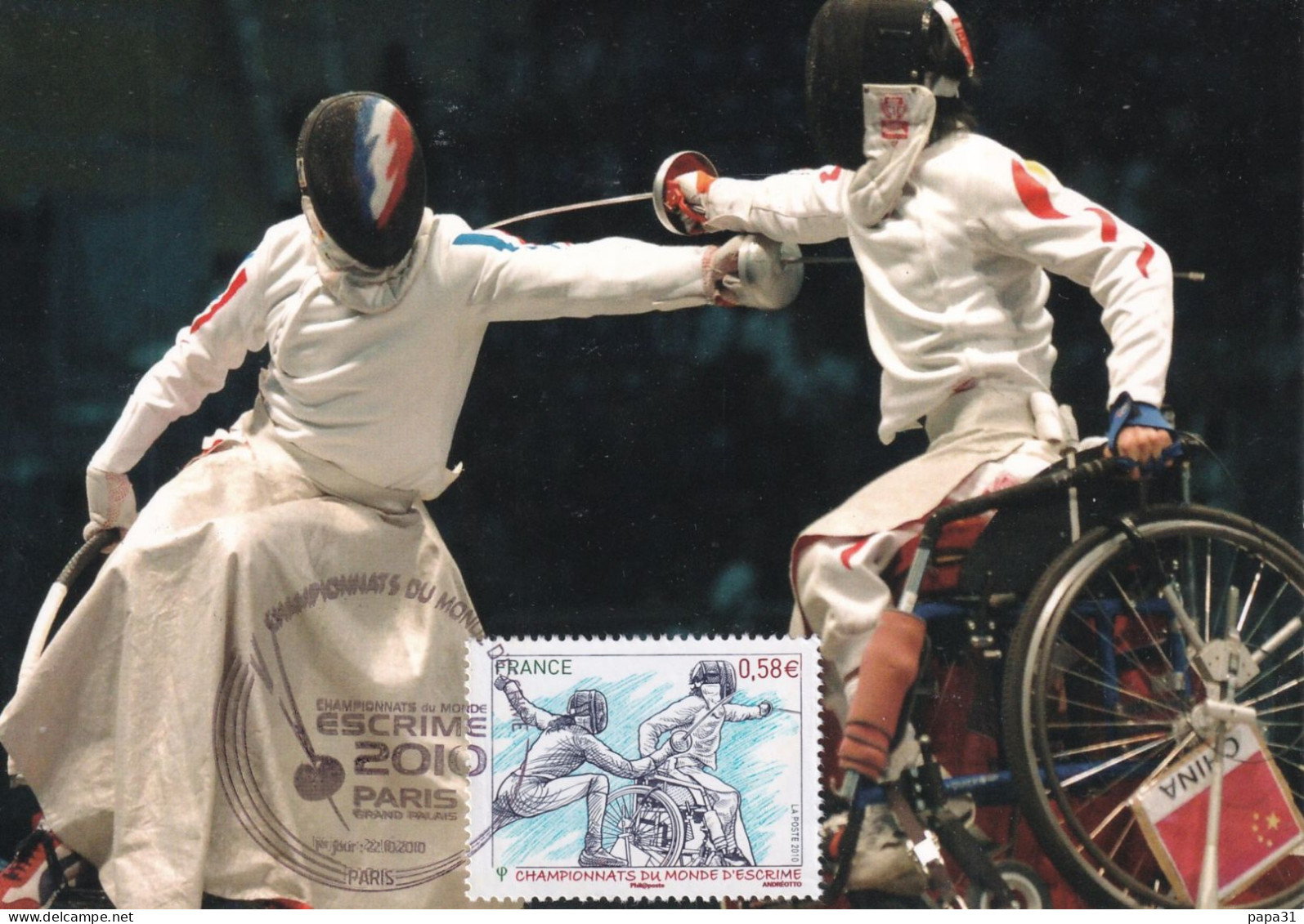 CHAMPIONNATS Du MONDE D'ESCRIME  - Epée Hommes - Citerne - Zhang - Fencing